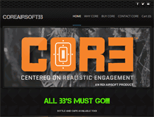 Tablet Screenshot of coreairsoftbb.com